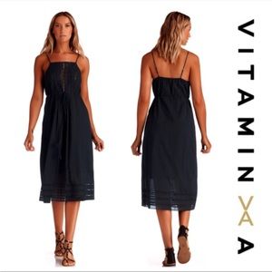 Vitamin A black beach dress